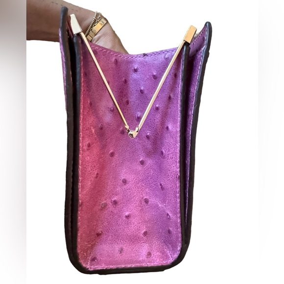 Coach 49850 Legacy Framed Ostrich Embossed Leather Large Clutch Wallet - Picture 9 of 12